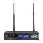 Parallel Handheld wireless system package. Half rack, metal chassis diversity receiver 650MHz